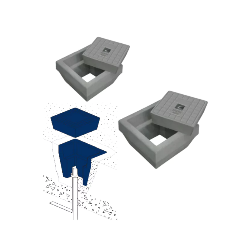 Concrete Earth Inspection Housing Pit