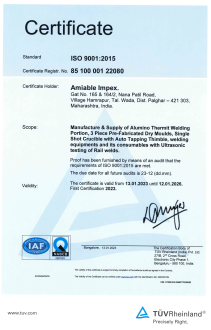 ISO TUV Certificate