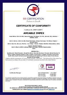 RIR ROHS Certificate